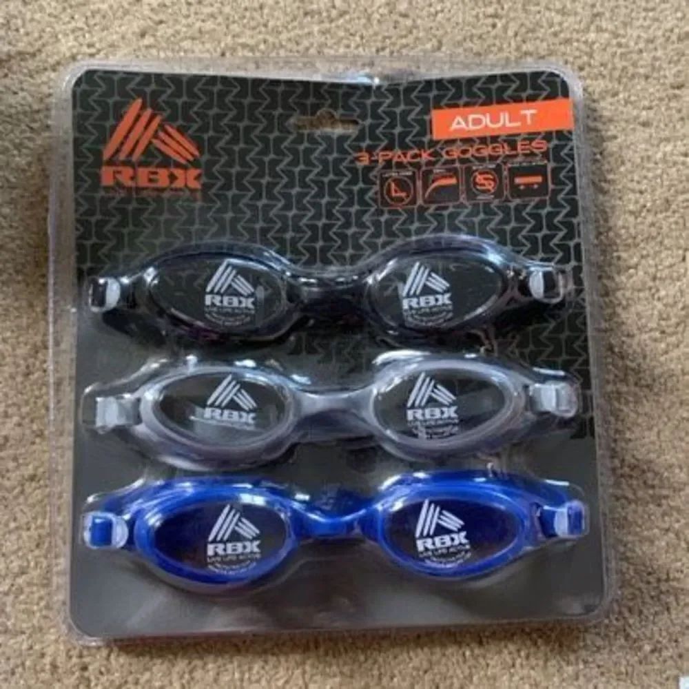 RBX Adult 3-Pack Goggles *New*